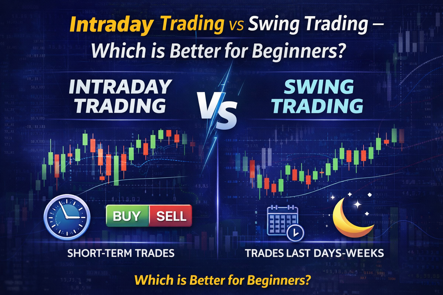 Intraday Trading vs Swing Trading – Which is Better for Beginners?