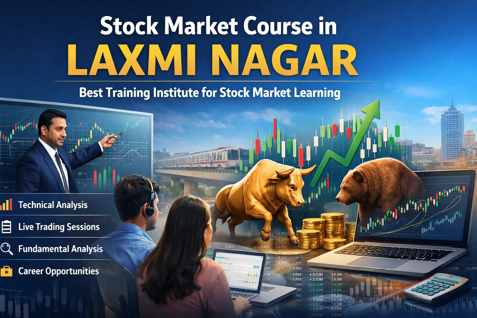 Stock Market Course in Laxmi Nagar – Best Training Institute for Stock Market Learning